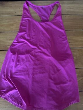 Fabletics Bright Pink Racerback Tank Top